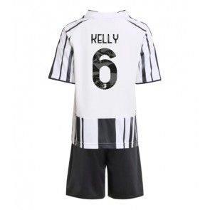Juventus Lloyd Kelly #6 Hjemmebanetrøje Børn 2025-26 Kortærmet (+ Korte bukser)